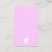 モダン紫色のブラス縁どロ感謝していロ 名刺 (裏面)