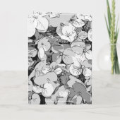 モダン紫陽花フォト考えるフローラのOF YOUカード カード (裏面)