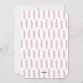 モダン結婚したクリスマス | Pine Mauve写真 シーズンカード (裏面)