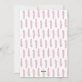 モダン結婚したクリスマス | Pine Mauve写真 シーズンカード (裏面)