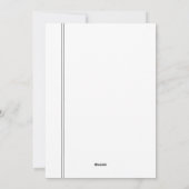 モダン結婚したメリーと新しい写真の休日 シーズンカード (裏面)