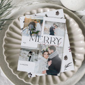 モダン結婚したメリーとNewlyweds 4 Photo シーズンカード