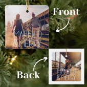 モダン結婚したメリーアールデコ セラミックオーナメント