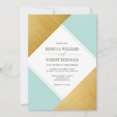 モダン結婚した 招待状 (正面)