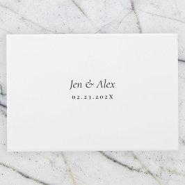 モダン結婚のゲストブック ゲストブック