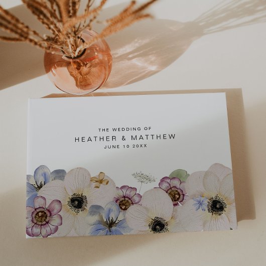 モダン結婚のゲストブック ゲストブック