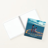 モダン結婚のゲストブック ノートブック (内部)