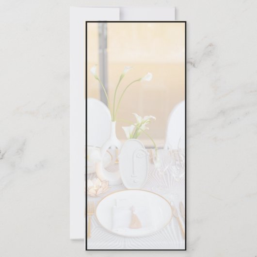 モダン結婚の招き (裏面)