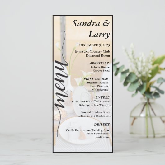 モダン結婚の招き (スタンド正面)