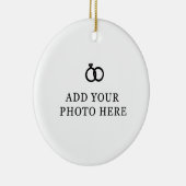 モダン結婚の飾り セラミックオーナメント (右)