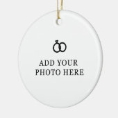モダン結婚の飾り セラミックオーナメント (左)