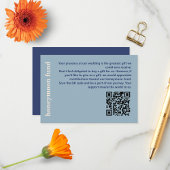 モダン結婚はっきりしたタイポグラフィ基金 エンクロージャーカード