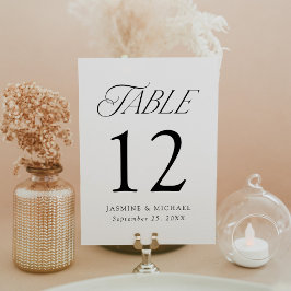 モダン結婚エレガントタイポグラフィ表