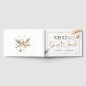 モダン結婚エレガントChristmas's Guest Book ゲストブック (全面)