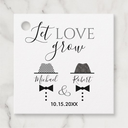 モダン結婚ゲイ フェイバータグ (正面)