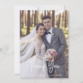 モダン結婚サンキューカード サンキューカード (正面)