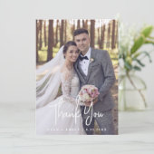 モダン結婚サンキューカード サンキューカード (スタンド正面)