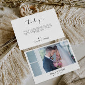 モダン結婚サンキューカード 招待状