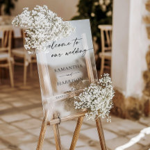 モダン結婚シンプル書道エレガント歓迎