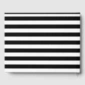 モダン結婚ストライプ誕生日 ゲストブック (裏面)