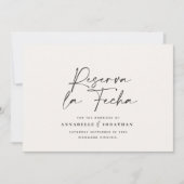 モダン結婚ズリザーバラフェハクリームブラック救T セーブザデート (正面)