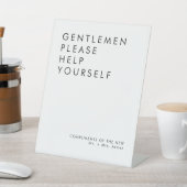モダン結婚バスルームのバスケット標識 台座サイン (インサイチュ)