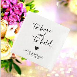 モダン結婚パーソナライズされた夫婦の名前と日付