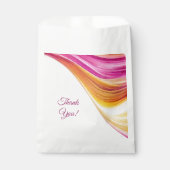 モダン結婚ピンク・オレンジ・イエロー フェイバーバッグ (正面)