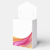 モダン結婚ピンク・オレンジ・イエロー フェイバーボックス (オープン)