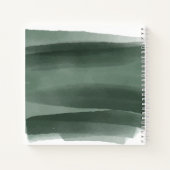 モダン結婚フォーマル抽象芸術 ノートブック (裏面)