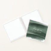 モダン結婚フォーマル抽象芸術 ノートブック (内部)