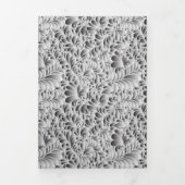 モダン結婚フローラ 三つ折り招待状 (カバー)