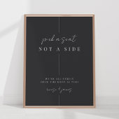 モダン結婚ミニマル式 ポスター