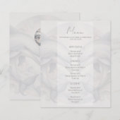 モダン結婚メニュー (正面/裏面)