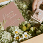モダン結婚レセルバラフェチャテラコッタ セーブザデート<br><div class="desc">高級モダンタイポグラフィはっきりしたの結婚リザブレラ・ラ・フェハ・カード。と、モダンタイポグラフィエレガントとバックストライプのデザイン。テラコッタの色がカスタマイズありる。</div>