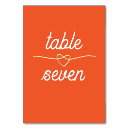 モダン結婚レトロ テーブルナンバー