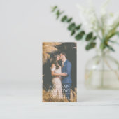 モダン結婚写真家 名刺 (スタンド正面)