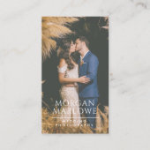 モダン結婚写真家 名刺 (正面)