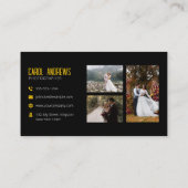 モダン結婚写真家 名刺 (裏面)