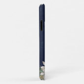 モダン結婚夫婦の写真パーソナライズされたフローラCa Case-Mate iPhoneケース (裏面/右)