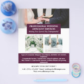 モダン結婚官 チラシ (シングル)