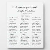 モダン結婚座席表 フォトプラーク (正面)