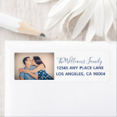 モダン結婚式のカスタム写真 ラベル (インサイチュ)