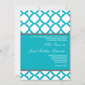 モダン結婚式の招待//モロカン 招待状 (正面)