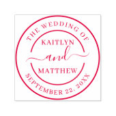 モダン結婚式招待状シカスタムール セルフインキングスタンプ (デザイン)