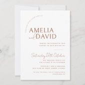 モダン結婚式招待状テンプレート 招待状 (正面)