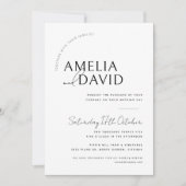 モダン結婚式招待状テンプレート 招待状 (正面)