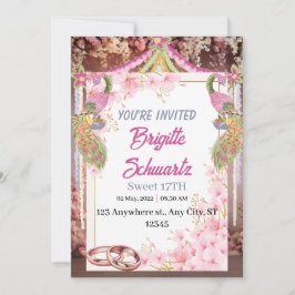 モダン結婚式招待状 招待状