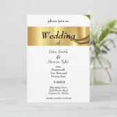 モダン結婚式招待状 招待状 (スタンド正面)