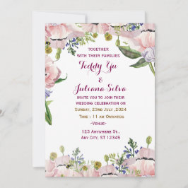 モダン結婚式招待状 招待状